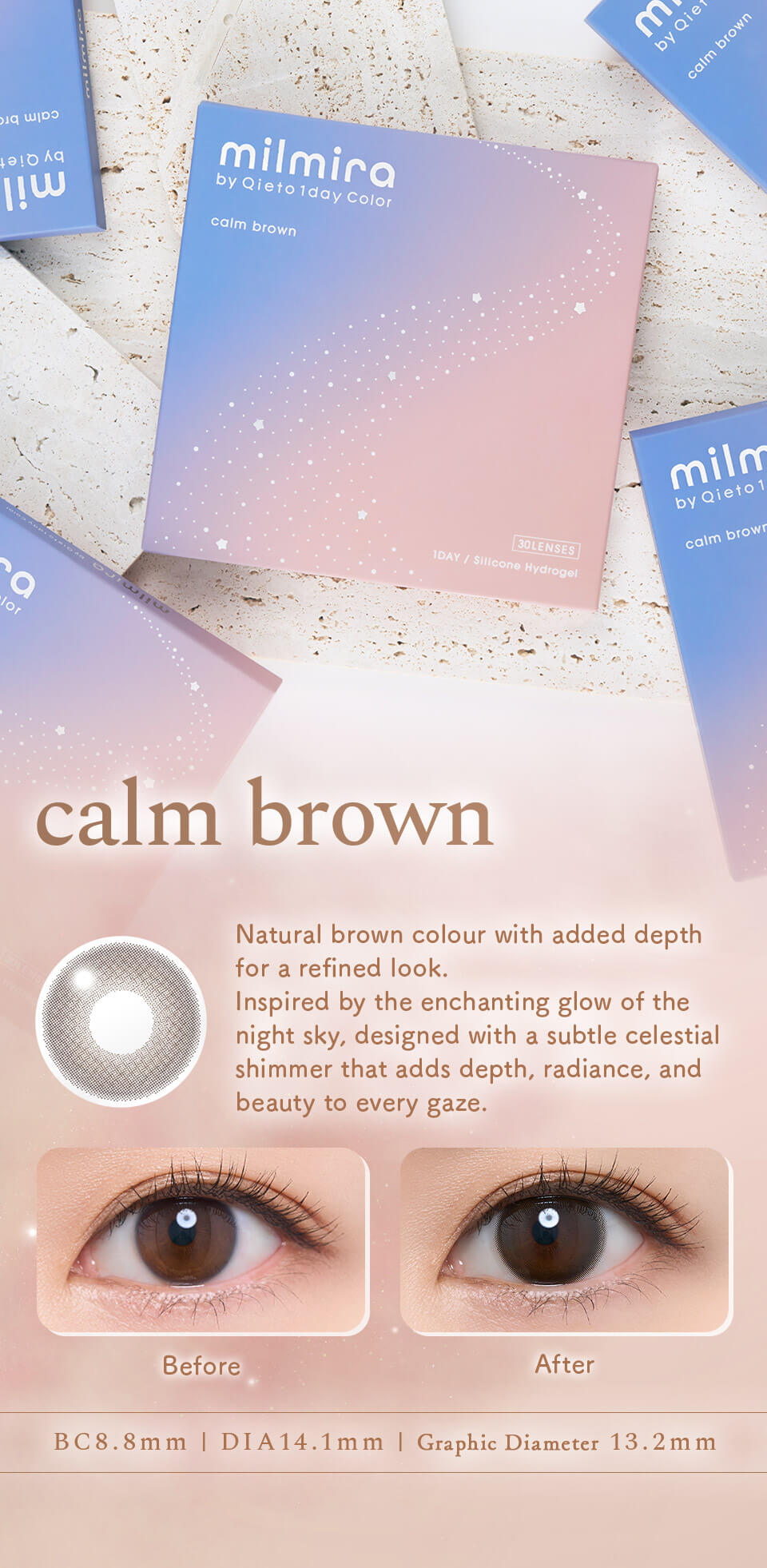 calm brown