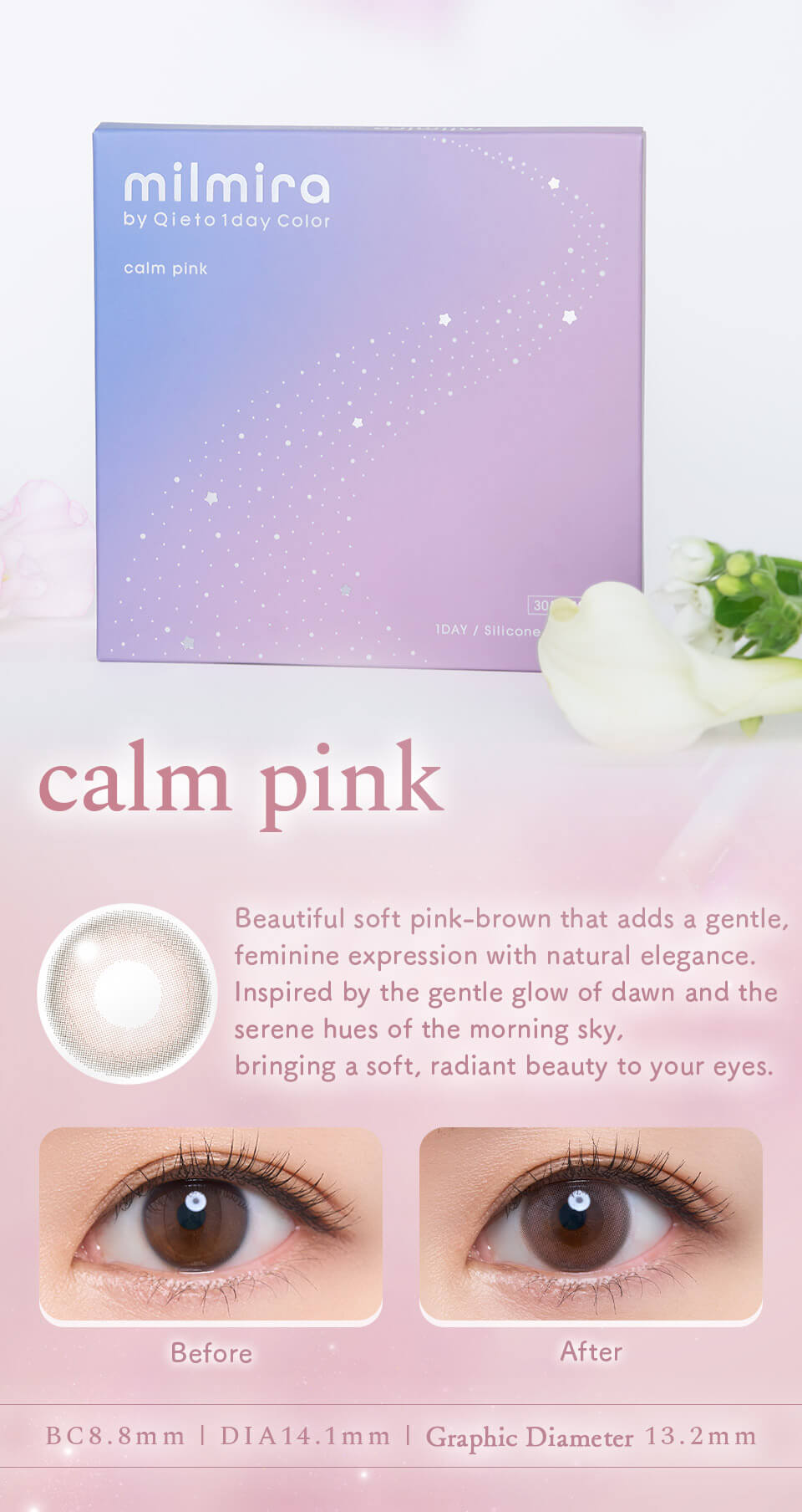 calm pink
