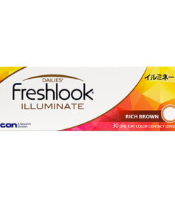 FreshLook Illuminate (Rich Brown) (30 Pack) contact lens package