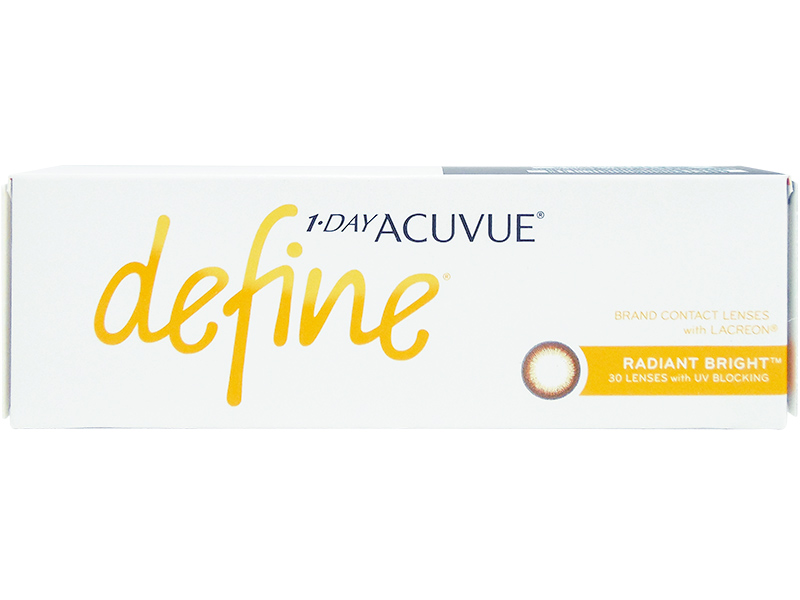 1 Day Acuvue Define Radiant Bright - Front view of the product