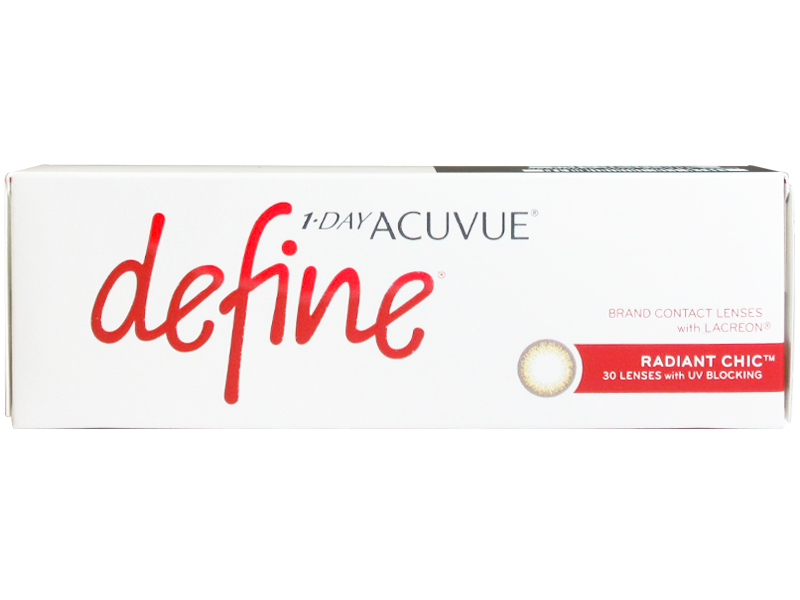 1 Day Acuvue Define Radiant Chic - Front view of the product